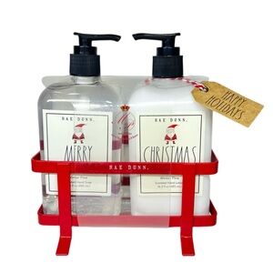 Rea Dunn Merry Christmas Winter Pine Scented Hand Soap & Hand Lotion 16.3 fl oz